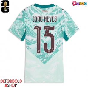 Portugal Joao Neves #15 Udebanetrøje Dame VM 2026 Kort ærmer